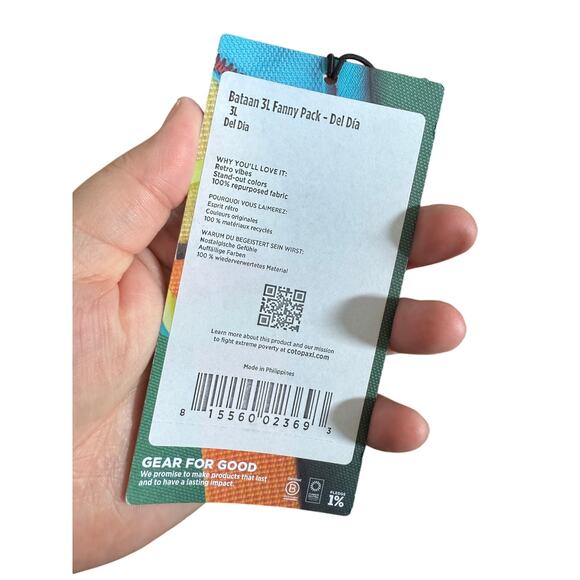 NWT Cotopaxi Bataan 3L Fanny Pack -Del Dia - Picture 5 of 7